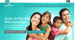 Desktop Screenshot of paloaltoorthodontics.com